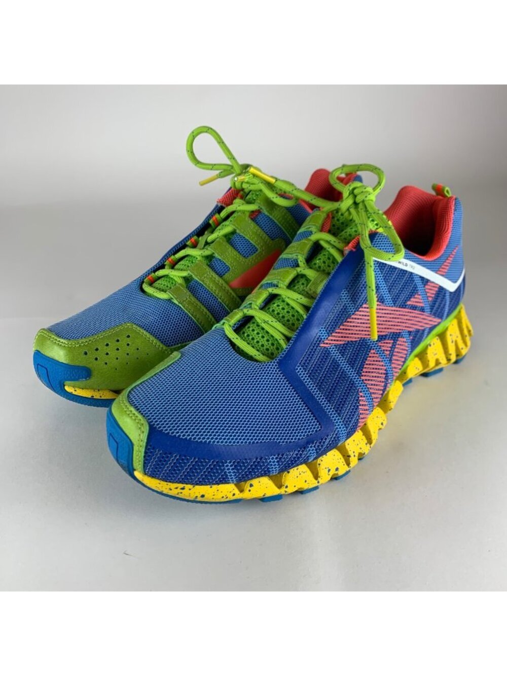 Reebok ZigWild TR2 Blue Green Yellow Orange Men's Athletic Shoes Mens 11.5 V4607